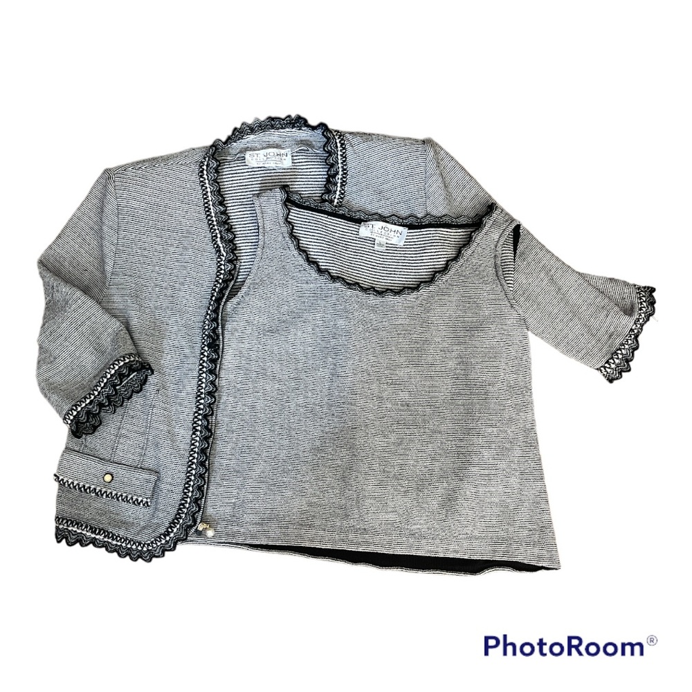 St. John zippered jacket and shell